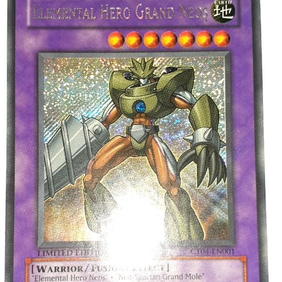 Yugioh card Elemental Hero Grand neos - Picture 1 of 2